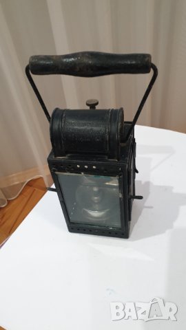 Античен немски Железопътен фенер Osnabruck, снимка 9 - Антикварни и старинни предмети - 42978070