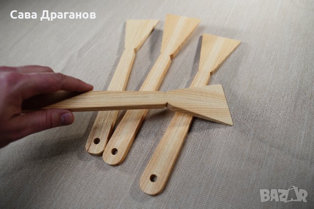 Дървени бъркалки, снимка 7 - Прибори за хранене, готвене и сервиране - 40359359