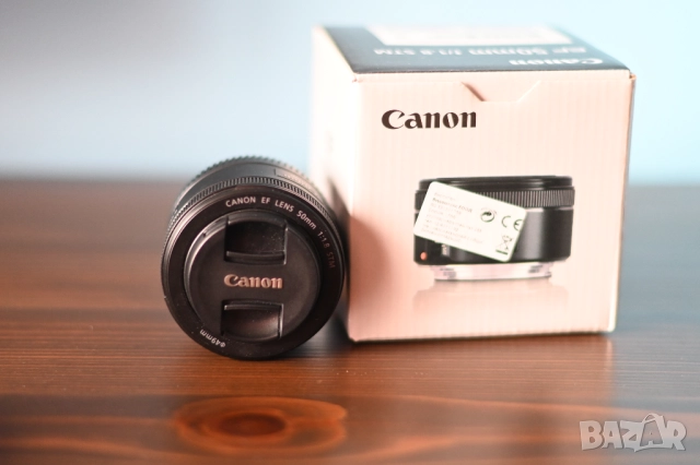 Обектив Canon EF 50mm f1.8 STM, снимка 3 - Обективи и филтри - 52028595