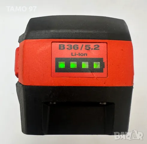 Hilti B 36/5.2 Li-ion - Мощна акумулаторна батерия 36V 5.2Ah 10.2023г., снимка 5 - Други инструменти - 48147327
