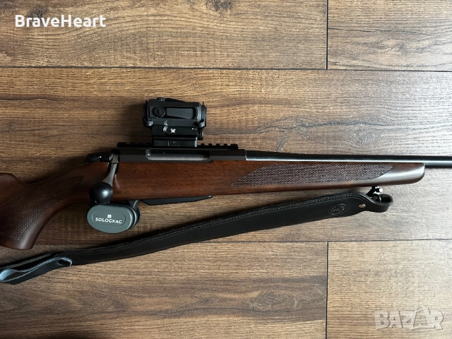 Карабина Лов Tikka T3x HUN O .30-06 Sprg. 51cm NS MT 3з с Weaver Base, снимка 3 - Ловно оръжие - 52476448