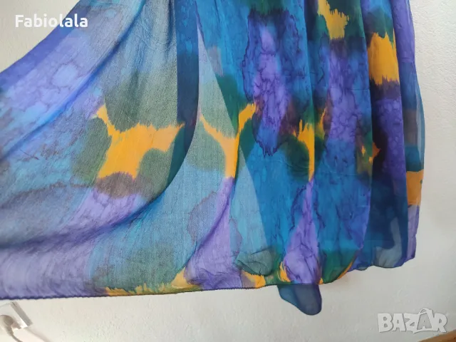 Silk scarf XXL, снимка 6 - Шалове - 48797402