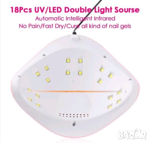 Професионален комплект за гел лак с печка лакове и аксесоари , снимка 10 - Продукти за маникюр - 43758466