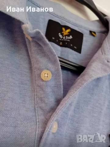 Чисто нова оригинална фланелка с яка Lyle & Scott , снимка 2 - Тениски - 50517482