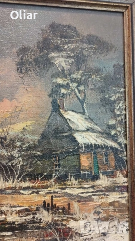 Много красива картина. Масло върху платно. , снимка 5 - Картини - 52384996