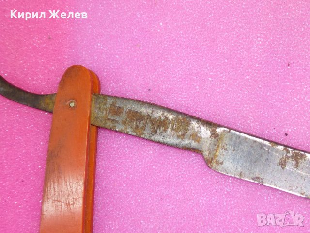 Старинен РЯДЪК с ЩЕМПЕЛ на ОСТРИЕТО - ERN 1166 - КОЛЕКЦИОНЕРСКИ БРЪСНАЧ 43171, снимка 7 - Антикварни и старинни предмети - 44010373