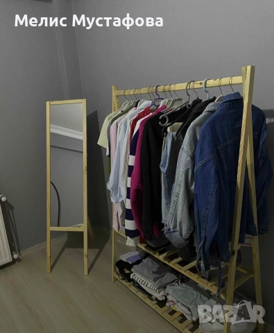 Дървена стойка/закачалка за дрехи , снимка 3 - Други стоки за дома - 52426894