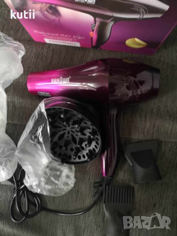 ПРОМОЦИЯ на сешоар за коса🌟 ЦЕНА 21,99лв  🔥 12 месеца гаранция   🚛 Доставка с Еконт, снимка 1