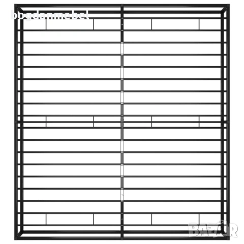 Sonata Рамка за легло, черна, метал, снимка 4 - Спални и легла - 53562860