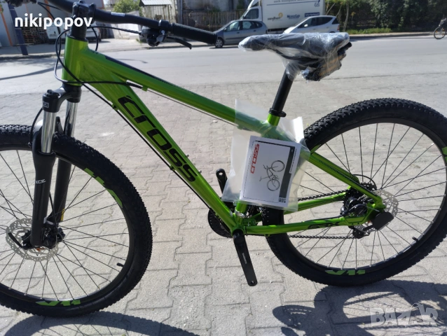 CROSS Велосипед 27.5" GRX 7 MDB 410mm зелен, снимка 7 - Велосипеди - 53563411