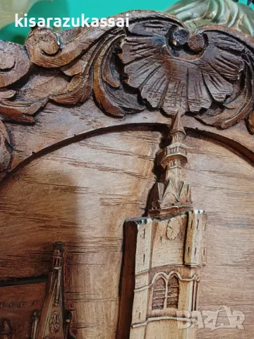 Колекционерски чинии за окачване- Винтидж дърворезба., снимка 9 - Колекции - 48816420
