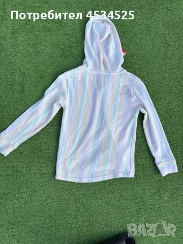 Roxy Girls Baja Hoodie – детско худи с качулка, размер 10/12 години, снимка 4 - Детски Блузи и туники - 52954666