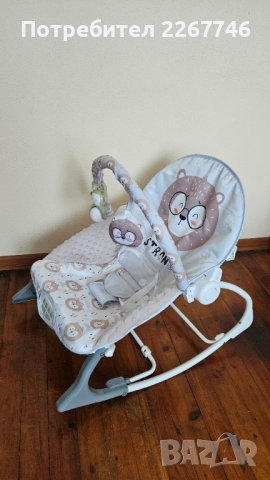 Бебешки музикален шезлонг Melody, снимка 2 - Детски шезлонги - 52463428
