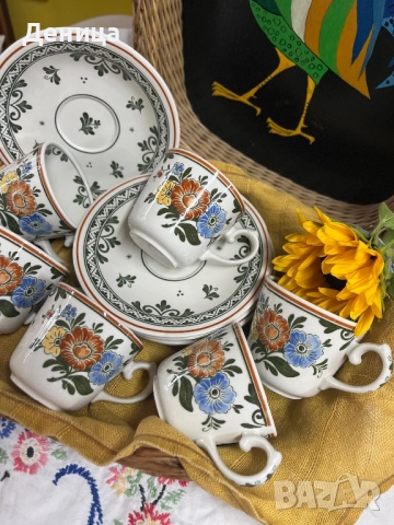 ♥️  Villeroy & Boch Alt Amsterdam 6 сета-200 мл пълни , снимка 3 - Чаши - 51862607