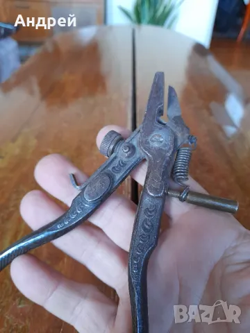 Стари чапраз клещи #5, снимка 3 - Други ценни предмети - 48041582