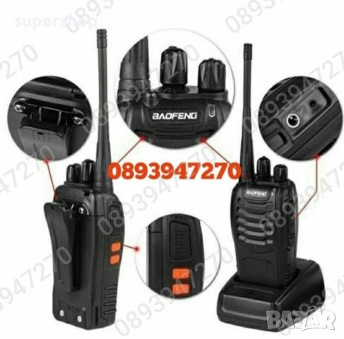 Радиостанция баофенг BF- 888S 2 броя в комплект уоки токи, снимка 6 - Екипировка - 43771547