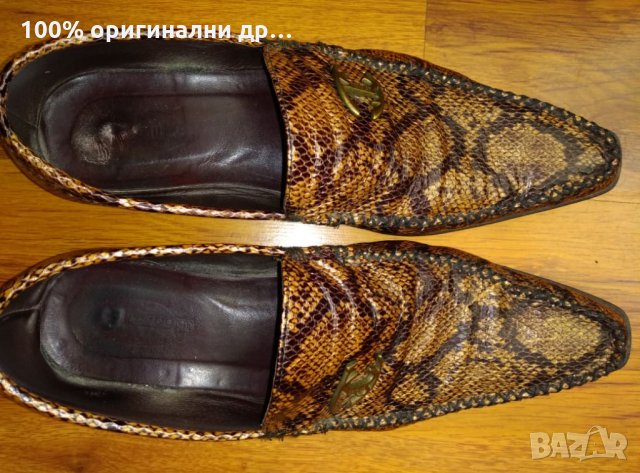 Мъжки обувки Just Cavalli Змийска кожа питон, снимка 1 - Ежедневни обувки - 27991075