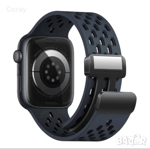 Луксозна каишка за Apple Watch с магнитна закопчалка, снимка 6 - Аксесоари за Apple - 43989027