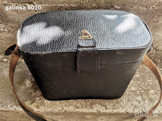 Стара кожена фотографска чанта, снимка 2 - Антикварни и старинни предмети - 51793056