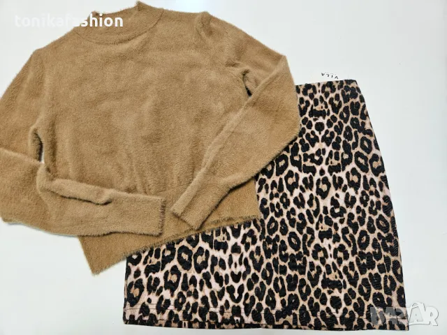 Къс пуловер с косъм , снимка 4 - Блузи с дълъг ръкав и пуловери - 47878311