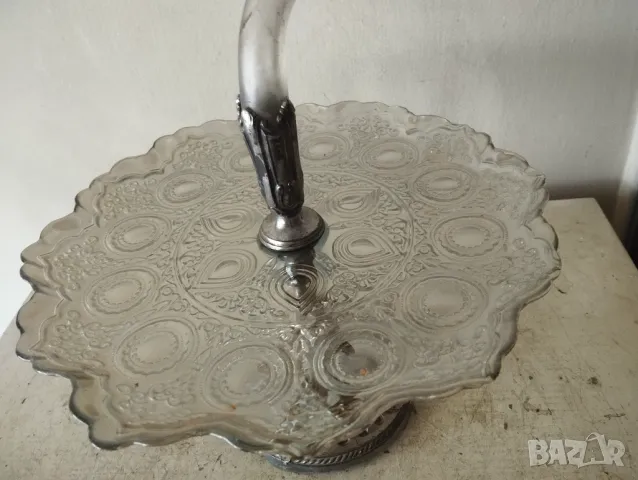 Фруктиера,купа арт деко, снимка 3 - Антикварни и старинни предмети - 48713868