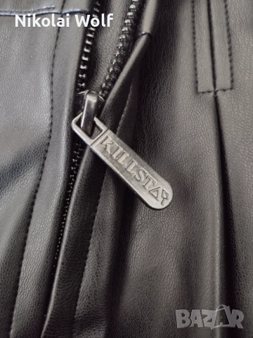 Кожена пола KILLSTAR - размер L, снимка 4 - Поли - 51950767