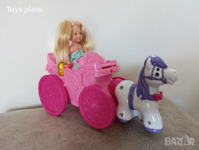 Малка кукла с каляска, снимка 2 - Кукли - 51660678