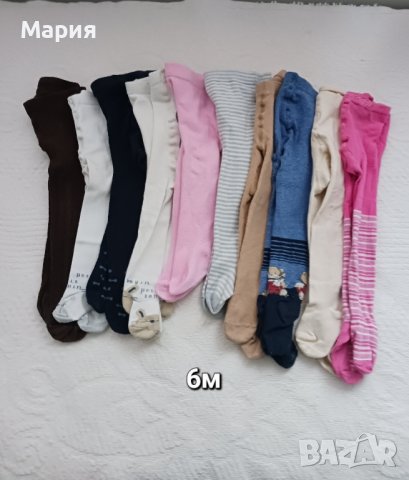 Детски чоропогащници р 3-6м,р-6м,р-12м, снимка 2 - Бебешки чорапи - 43434947