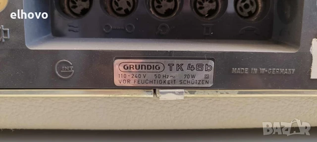 Магнетофон Grundig TK 46, снимка 11 - Ресийвъри, усилватели, смесителни пултове - 51088678