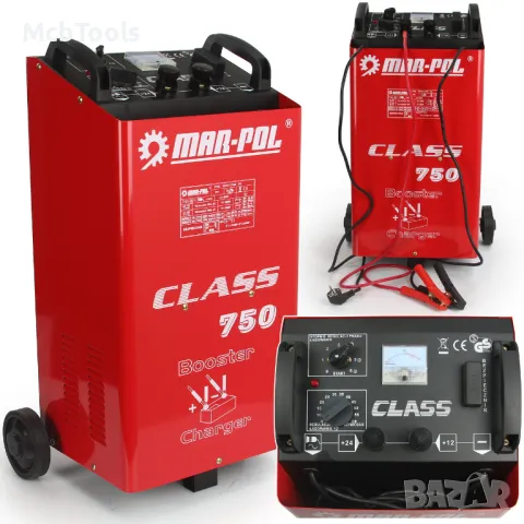 Зарядно стартерно устройство MAR-POL 750 , 60-900 Ah