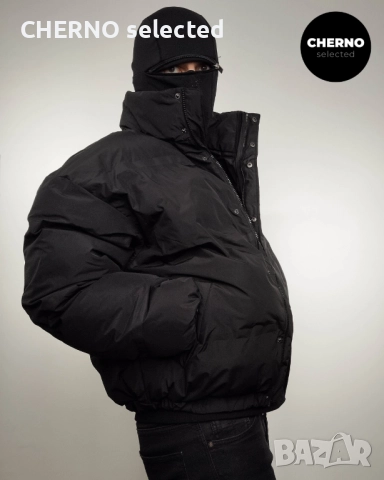 SEAN JOHN пухено яке с лого – Размер L•XL – Ново без етикети, снимка 6 - Якета - 52865205