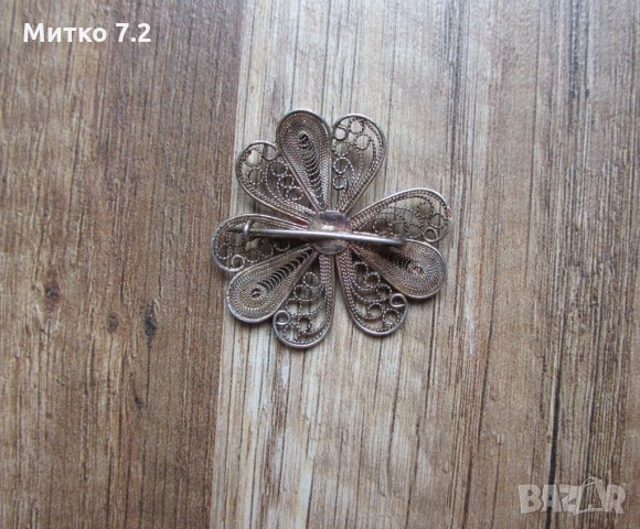 сребърна брошка - 14, снимка 4 - Други - 32395423