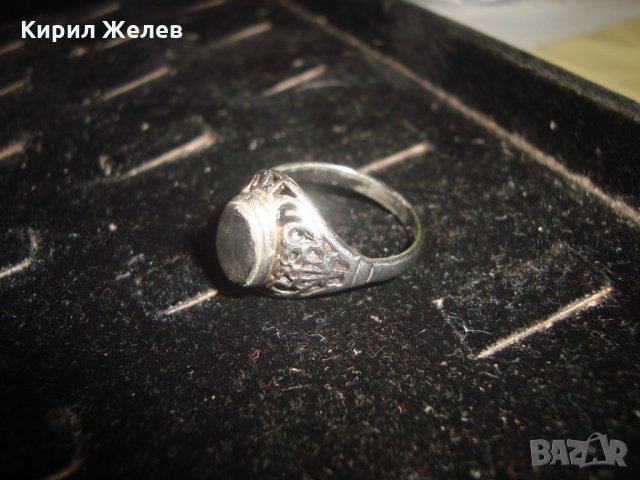 СТАРИНЕН МАЙСТОРСКА РЕТРО АРТ ИЗРАБОТКА ВИНТИДЖ ПРЪСТЕН ФИЛИГРАНЕН МОДЕЛ РЯДЪК 22236, снимка 4 - Антикварни и старинни предмети - 33046994