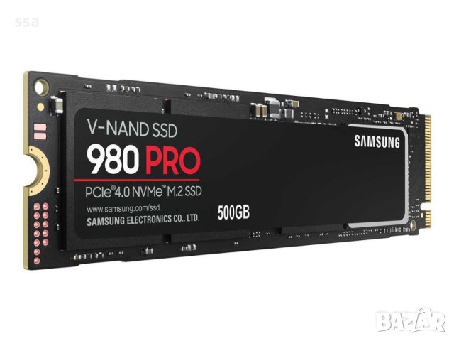 SAMSUNG 980 PRO SSD 500GB M.2 NVMe PCIe 4.0 - MZ-V8P500BW, снимка 1 - Твърди дискове - 43356942