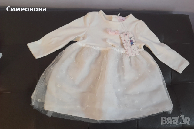 Детска рокличка с дълъг ръкав, 2 г.