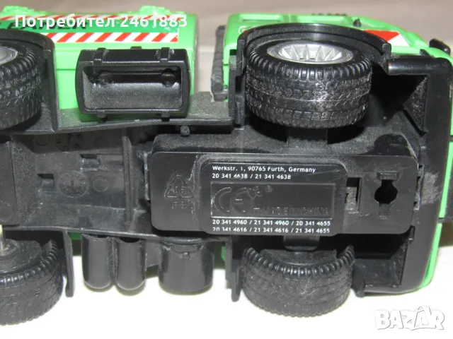 Dickie Simba Mercedes City Cleaner камион за почистване, снимка 8 - Колекции - 49681216