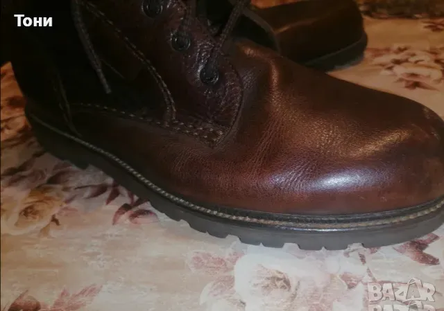 Нови Мъжки Зимни Боти Изцяло от Естествена Кожа 43 , снимка 14 - Мъжки боти - 49053418