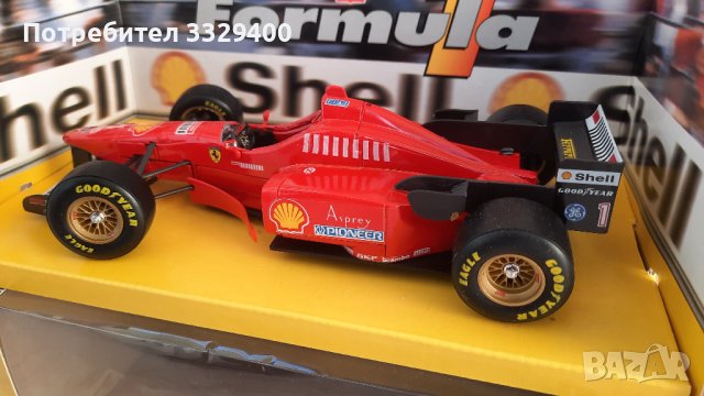 Ferrari F310 1996 М. Schumacher 1:20-колекционерски метален болид, снимка 3 - Колекции - 44094839