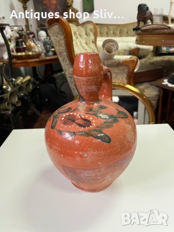 Стар керамичен крондир №1482, снимка 1 - Антикварни и старинни предмети - 35121203