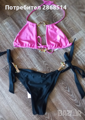 Атрактивен модел бански от три части, размер М , снимка 5 - Бански костюми - 44909091