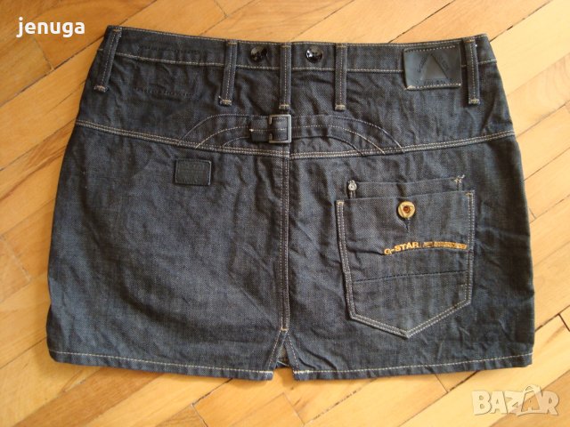 Къси дънкови оригинални поли G-star 27-28 номер, снимка 7 - Поли - 32803063