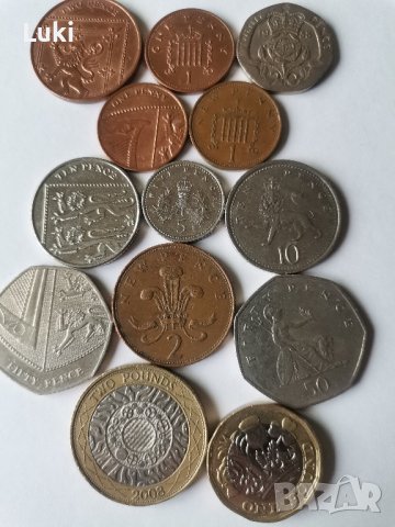 лот монети Англия, Кралица Елизабет 