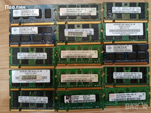 Рам памет за лаптоп ddr2, снимка 2 - RAM памет - 53366678