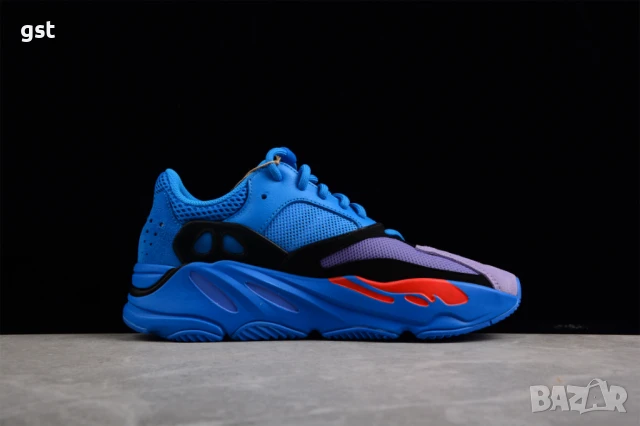 Adidas Адидас Yeezy Boost 700 Hi-Res Blue Kanye Black маратонки кецове мъжки дамски , снимка 2 - Маратонки - 51080507