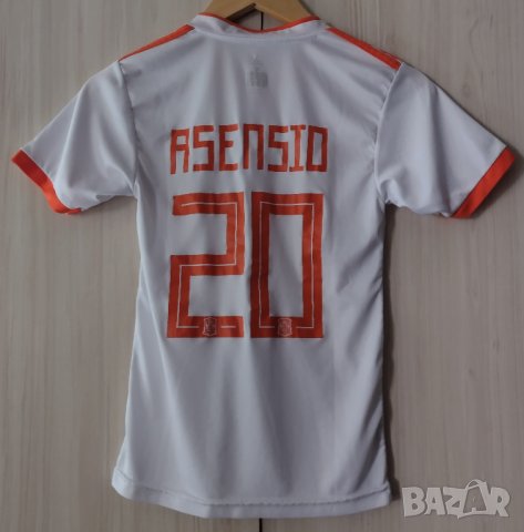 #20 Asensio / ADIDAS / Детска футболна тениска на Испания - ръст до 146см., снимка 1 - Детски тениски и потници - 37023136