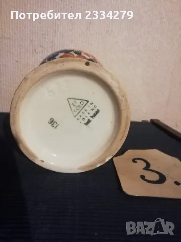 Керамични, порцеланови вази, свещник ръчна изработка. , снимка 11 - Декорация за дома - 49265112