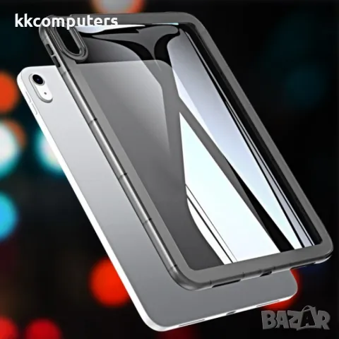 iPad mini 6 Clear Acrylic Hybrid TPU Калъф и Протектор, снимка 6 - Калъфи, кейсове - 48625595