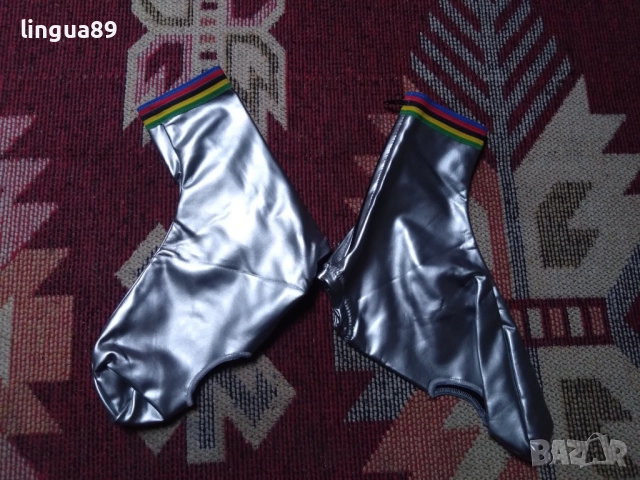 Nike Dartex Протектори за обувки (Champion Band – Сребрист) – Large, снимка 2 - Спортна екипировка - 52595206