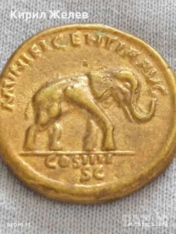 Монета РЕПЛИКА на Римски ауреус много красива за КОЛЕКЦИОНЕРИ 37395, снимка 7 - Нумизматика и бонистика - 51071172