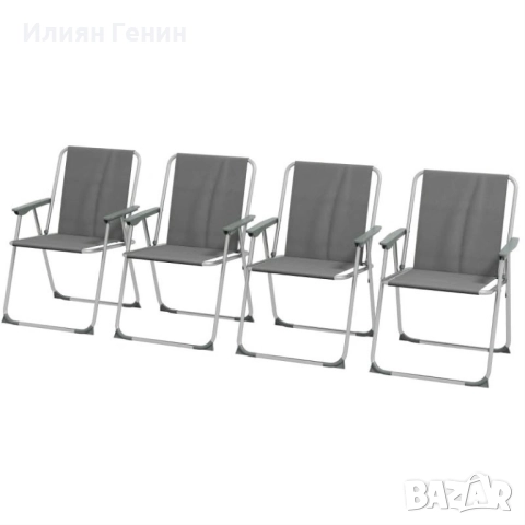 4 сгъваеми градински стола, снимка 8 - Столове - 52718825